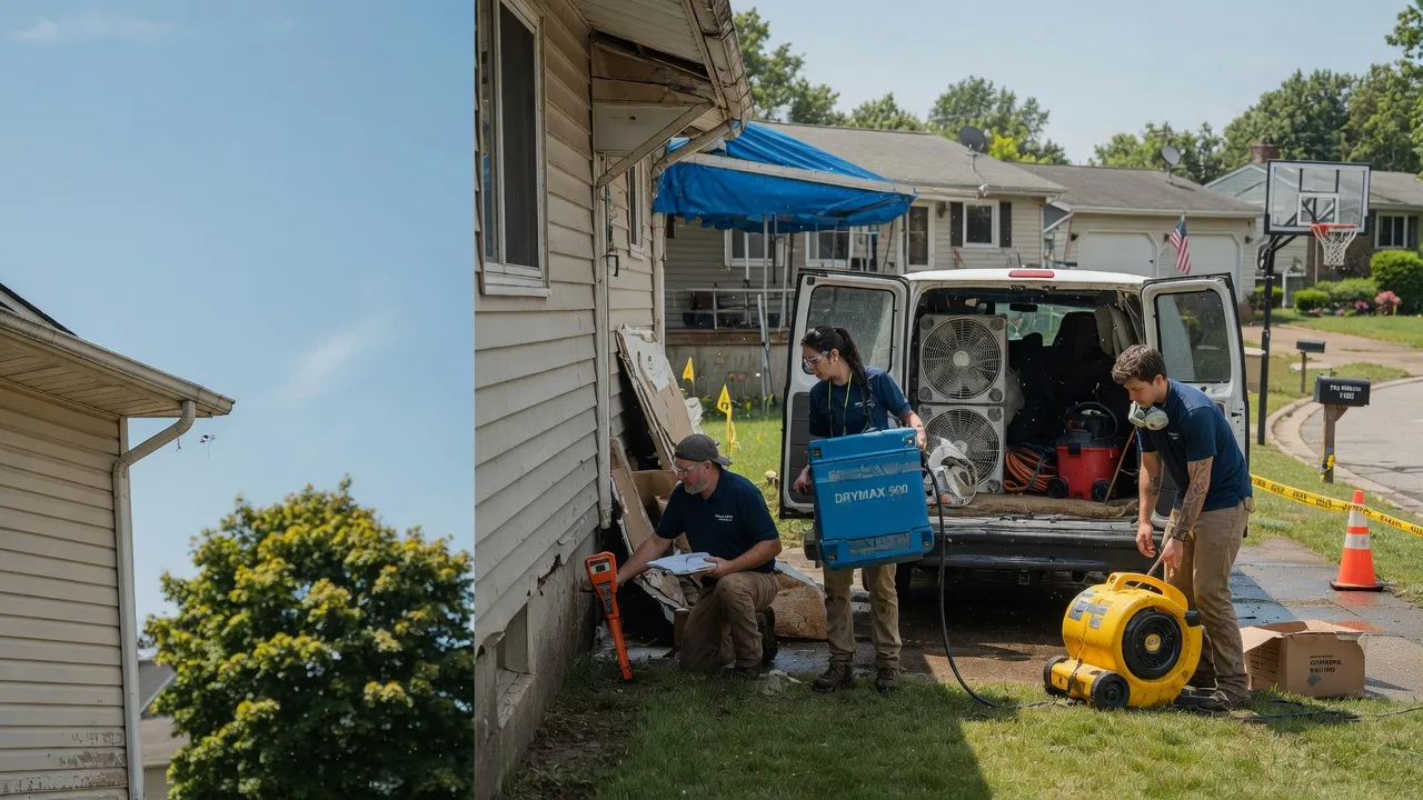 Ceiling Leak Cleanup in Sharon, PA near me